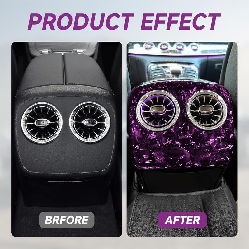 12" x 60" Gloss Forged Carbon Fiber Car Wrap Vinyl Bubble Free Air Release Adhesive Car Wrap Film Roll  DIY Decals ( 1 FT x 5 FT)