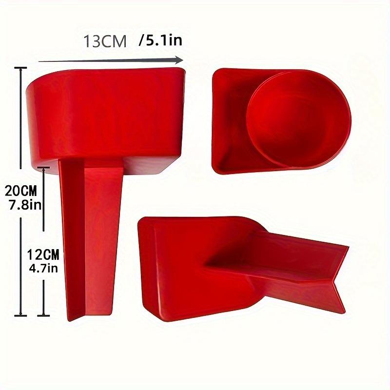 1pc Beach cup holder reusable colorful beach cup holder beautiful beach coaster - fashionable beverage and phone holder - durable beach vacation item stackable and multi-color perfect for family and friends plastic beach beverage holder