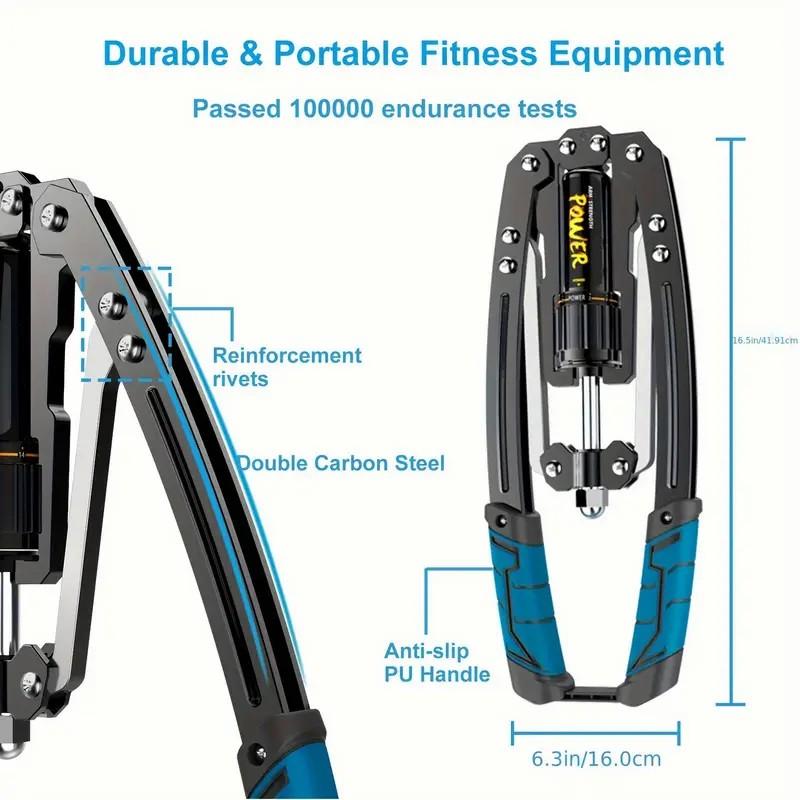 Adjustable 22-440lbs Hydraulic Power Twister Arm Exerciser, Home Chest Expander, Shoulder Muscle Training Fitness Equipment, Arm Enhanced Exercise Strengthener