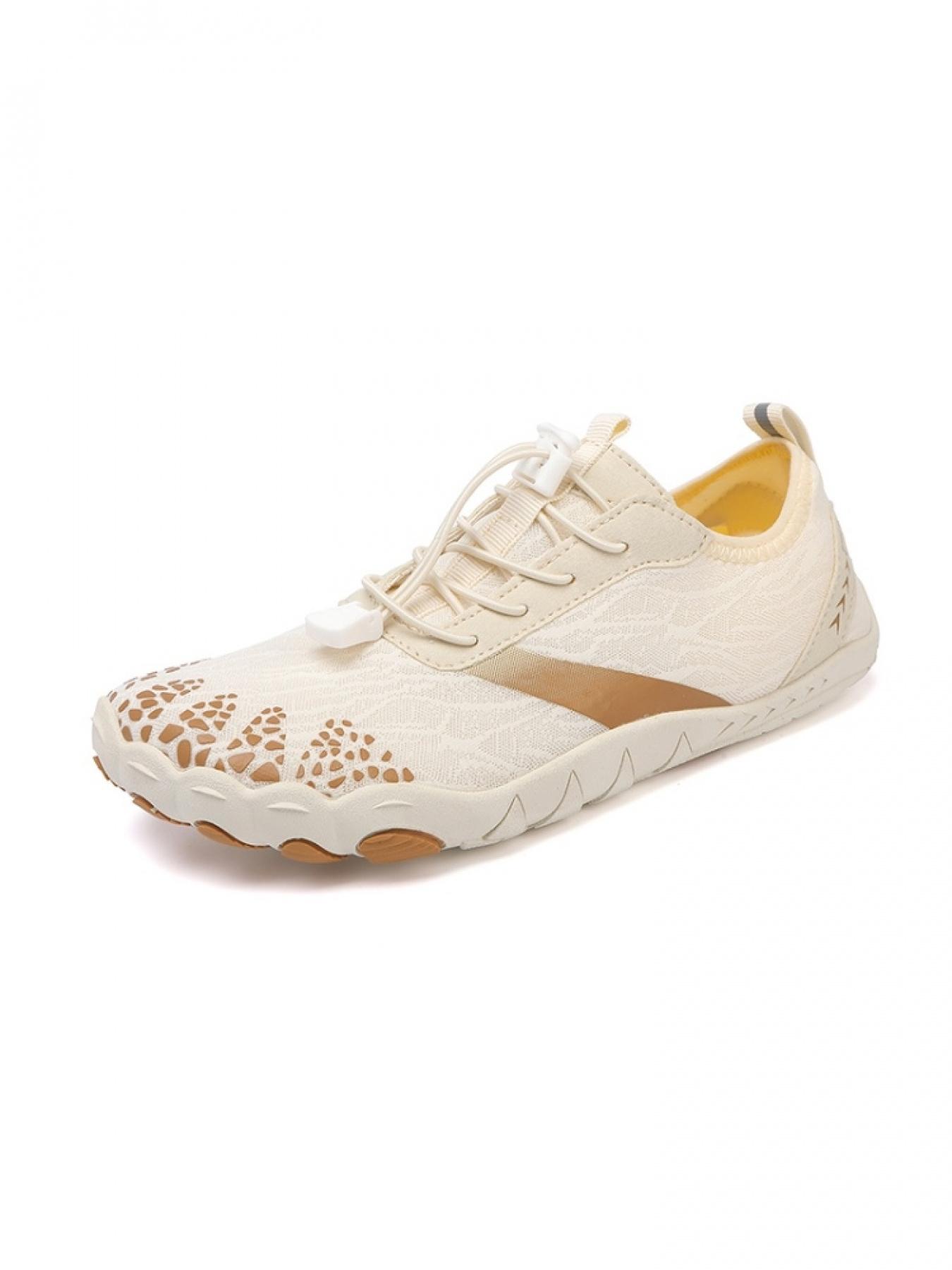 1 Pair Unisex Thick Bottom Heightening Wading Shoes: Breathable and Sweat-Wicking Fabric, Comfortable and Elastic Foot Feel, Slimming and Taller Version, Daily Street Style