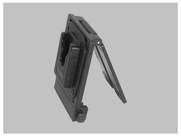 Universal Quick-Release Molle Clip Bracket for Walkie Talkies, Portable Radio Holster & Waist Belt Mount Hanger, Secure Buckle Fixed Stand, Anti-Drop Protective Case, For Baofeng, Quansheng, Motorola, Hytera, Kenwood Two-Way Radios