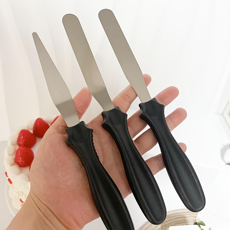 3Pcs/Set Cake Spatula Butter Icing Cream Spatulas Baking Pastry Tools Cake Decorating Scraper Pastry Tools Kitchen Accessories