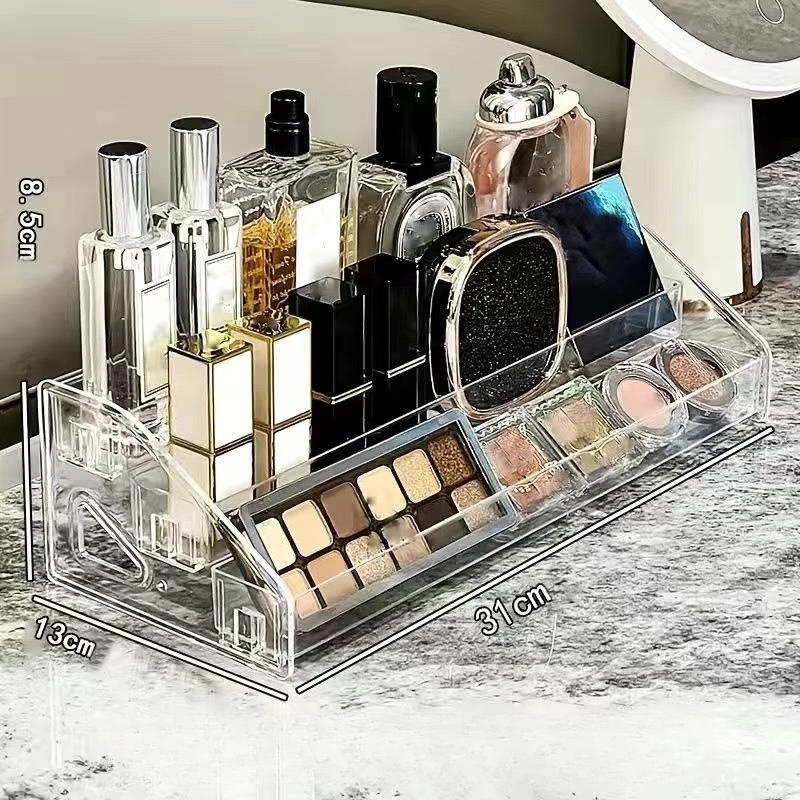 Clear Acrylic Display Stand Multi-Tier Step Riser Shelf for Collectibles, Anime Figures, Badges, Pops & Figurines – Versatile Organizer for Home, Retail & Live Stream Showcase, Dustproof Display Rack for Desk Storage & Collection Exhibition