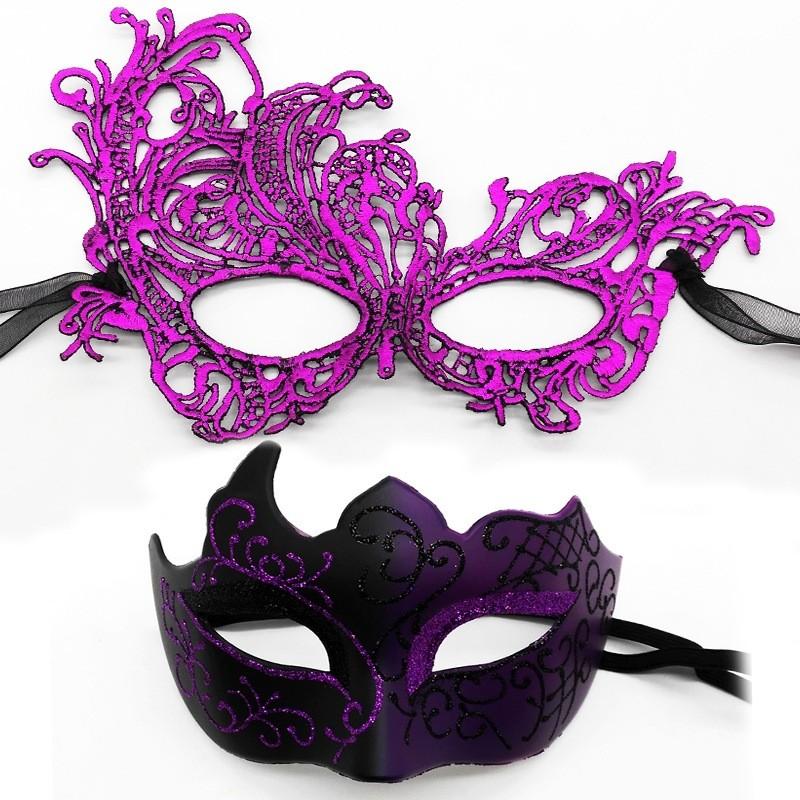 Masquerade Masks for Women Men Couple Lace Eye Mask for Venetian Carnival Halloween Party Ball Prom Costume Mardi Gras