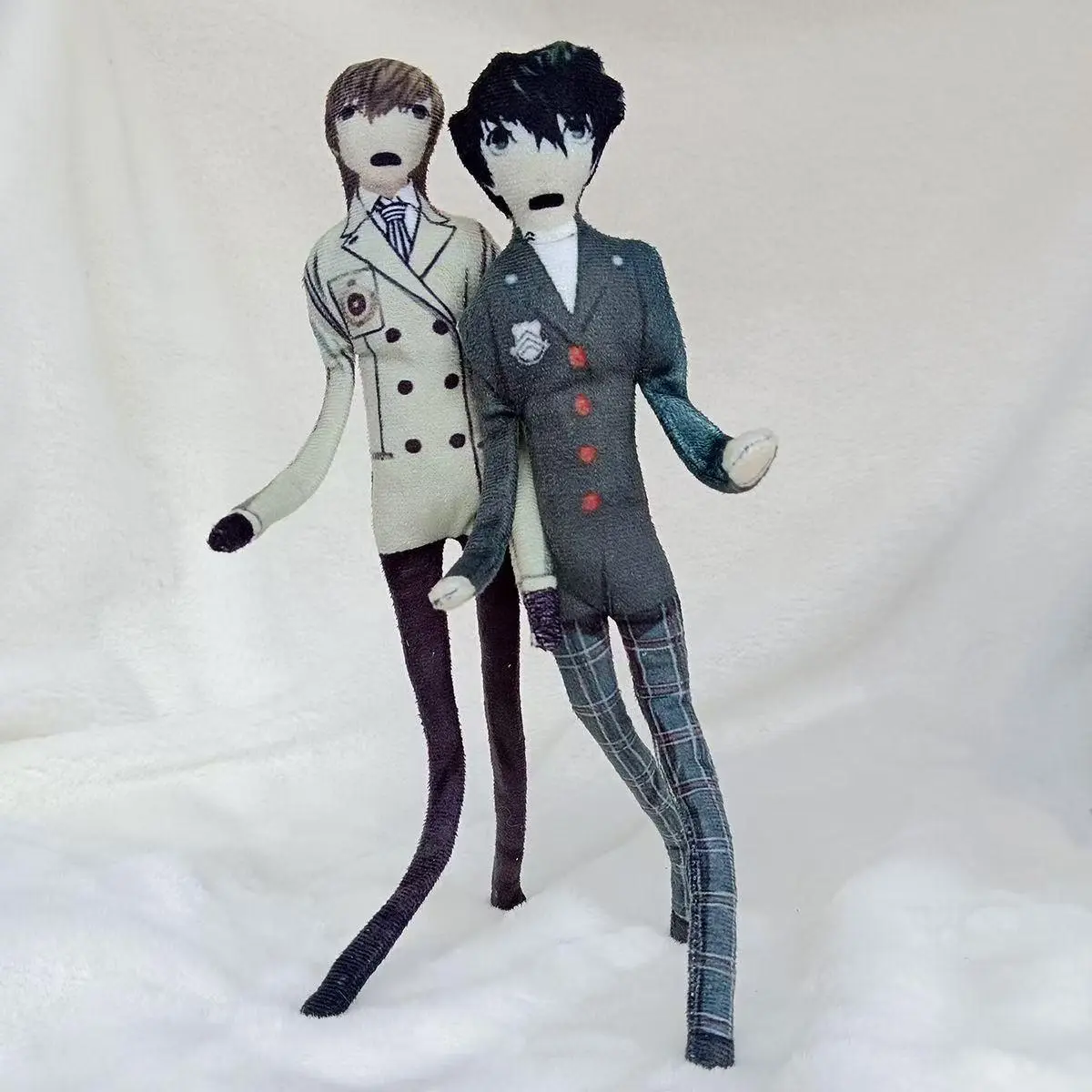 Persona Game Character Stuffed Cosplay Dolls - Amamiya Ren, Sakamoto Ryuji, Yusuke Kitagawa, Anne Takamaki, Akechi Goro - Toy Figure Props for DIY Specialty Supplies
