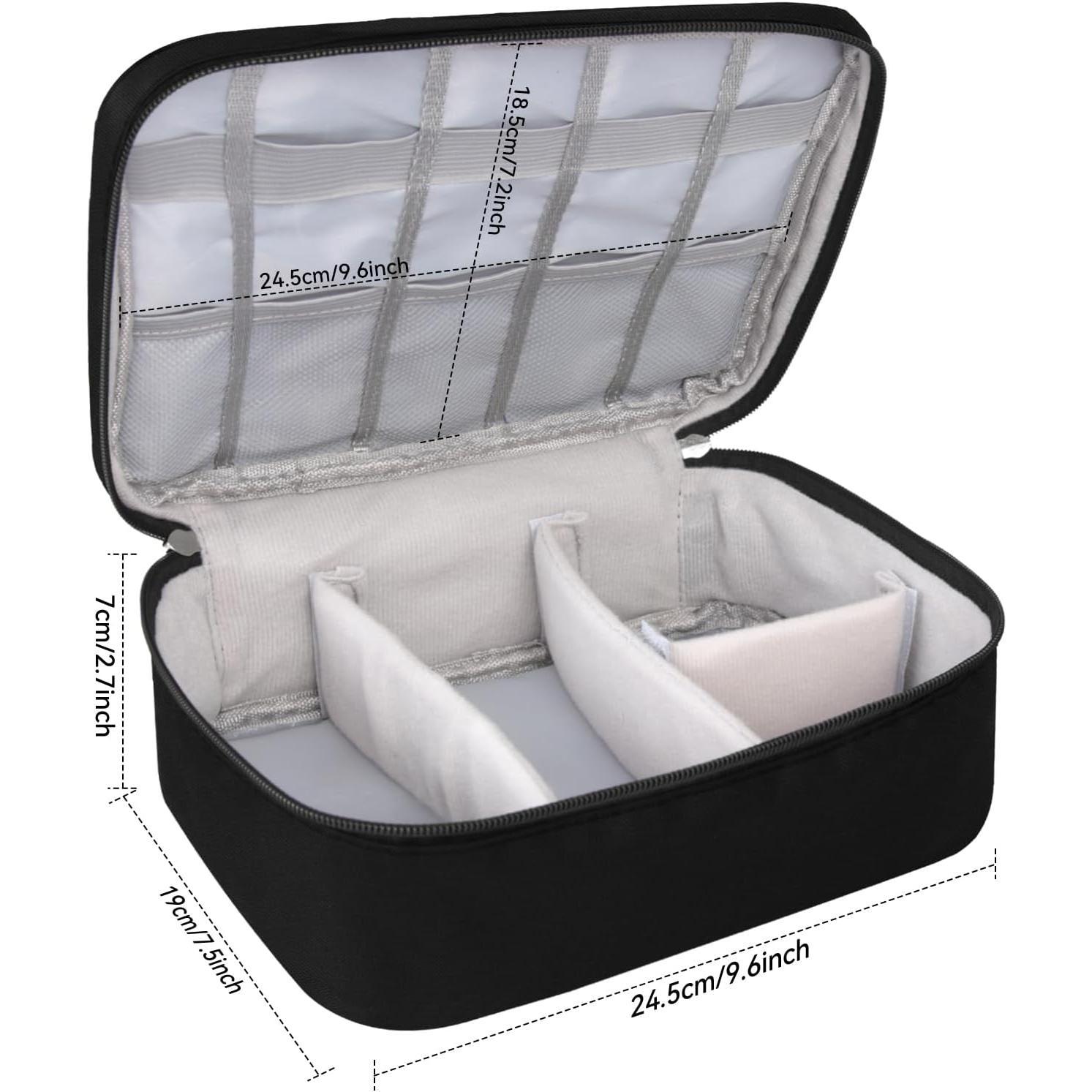 Barber Tools Bag Barber Case Hair Tools Travel Bag Clipper Guard Holder for Clippers and Supplies Hair   Storage Bag Portable Clipper Storage Holder Organizer for Hair  (Black)