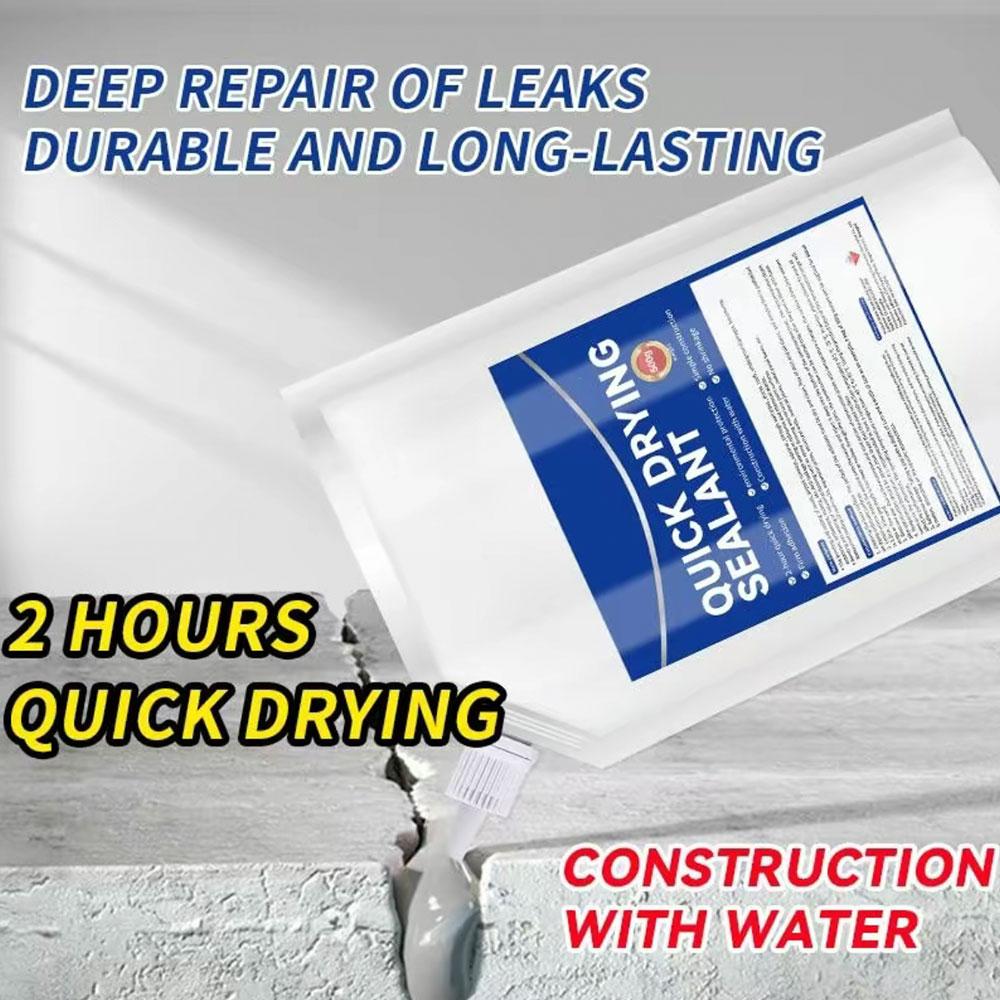 Concrete Caulking Adhesive, Concrete Sealant Waterproof Repair, Concrete Crack Filler, Outdoor Concrete Quick Dry Adhesive, 200/500g Resist Base Surface Cracking Strong Bonding