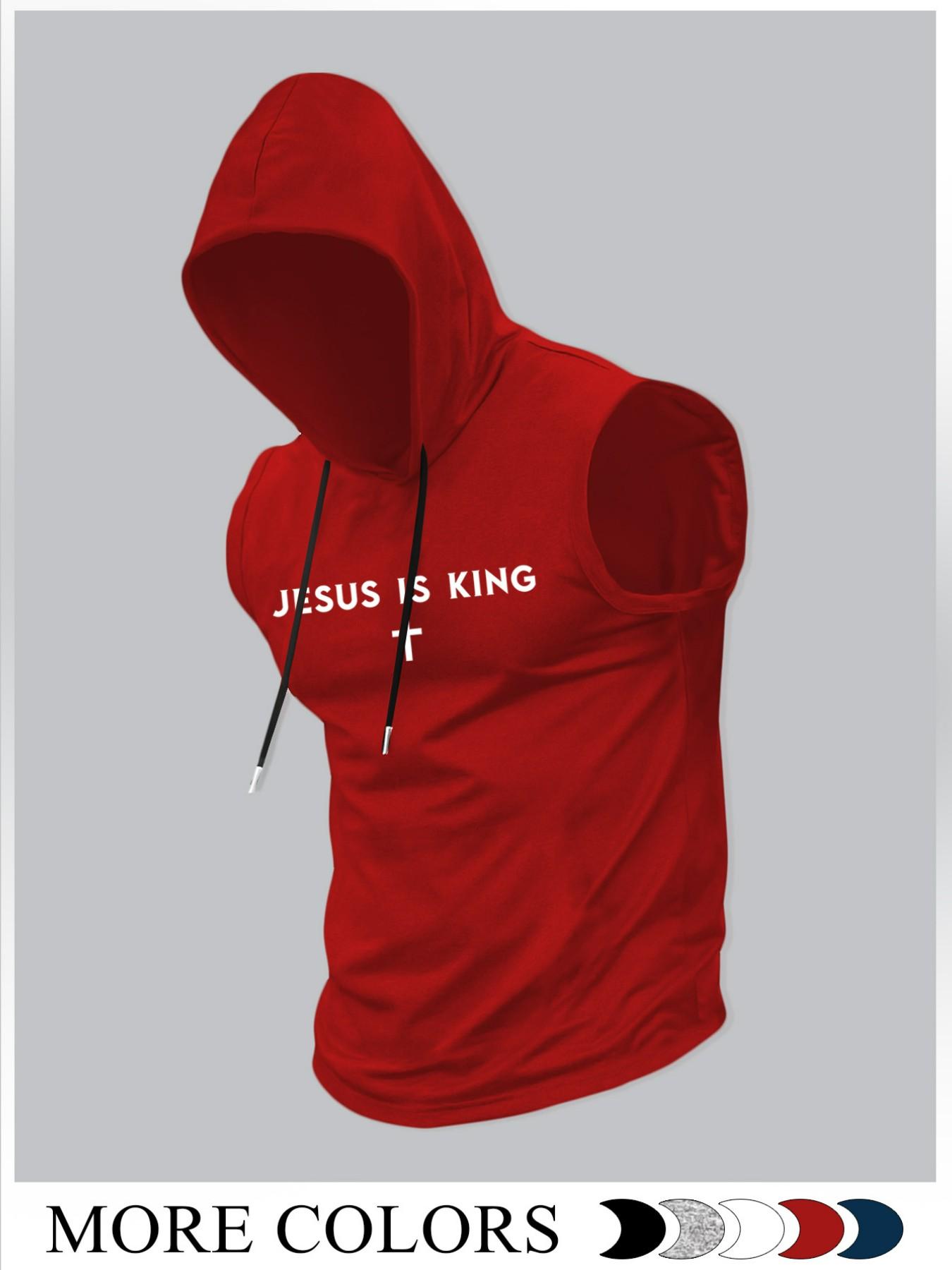 Men's Fashion Hooded, Casual Summer Wear, Athletic Workout Clothing, Moderate Fabric Thickness, Fitted Style, Ideal for Outdoor Activities