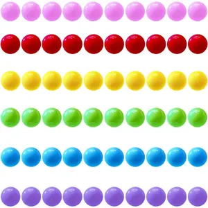 60 Pcs Chinese Checkers Marbles Balls in 6 Colors,14mm Game Replacement Balls for Marble Run, Marbles Game Home Decoration