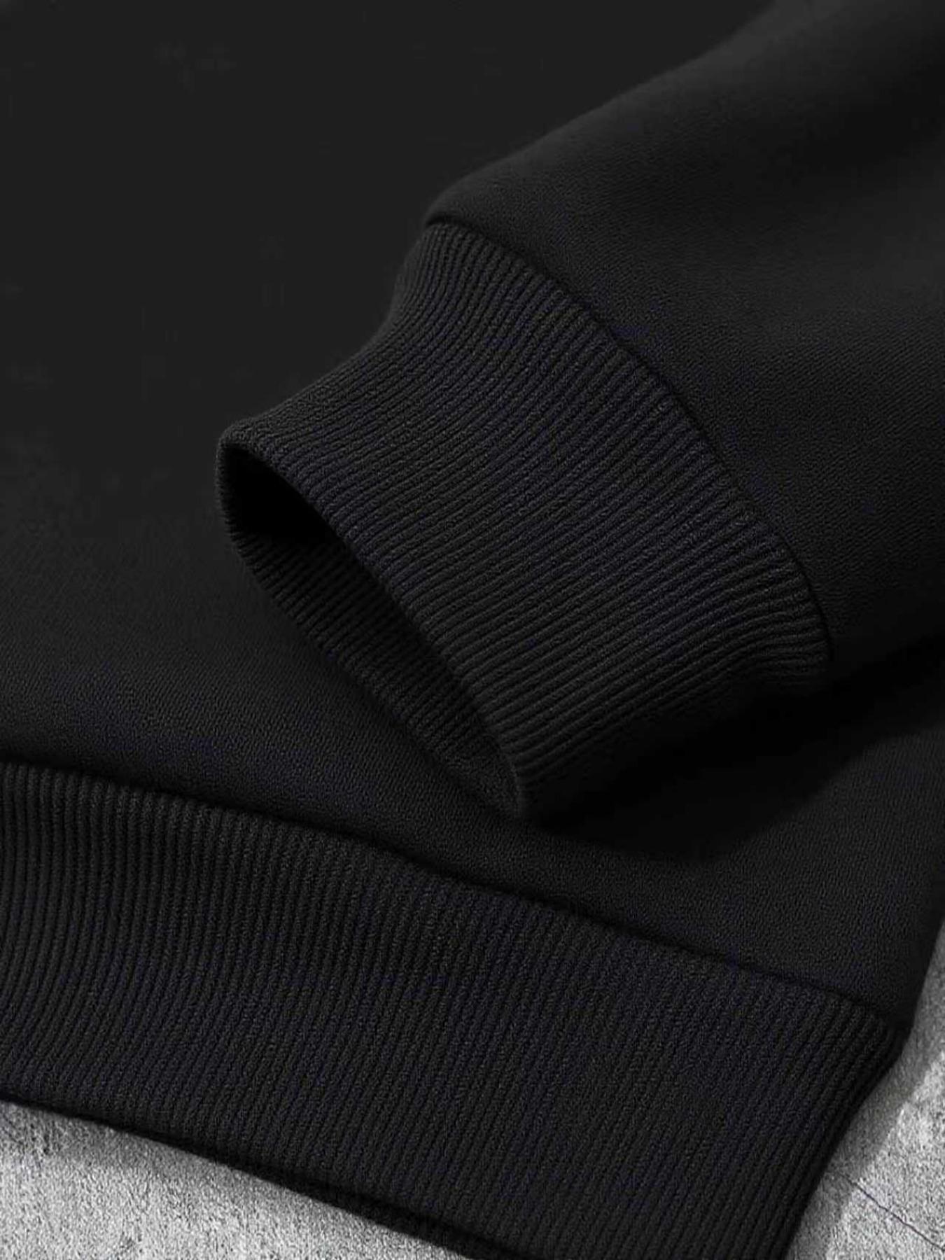 Otf Fleece-Lined Hoodie Zipper Sweatshirt, Street Graffiti Print Lamb Wool Warm Trendy Jacket, Casual Winter Fitted Outerwear, Hot Trending Hoodies