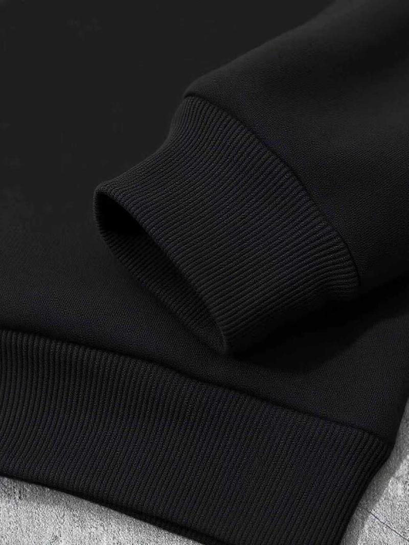 Otf Fleece-Lined Hoodie Zipper Sweatshirt, Street Graffiti Print Lamb Wool Warm Trendy Jacket, Casual Winter Fitted Outerwear, Hot Trending Hoodies