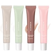 Colored Clay CC Undereye Corrector, Under Eye Concealer Under Eye Brightener, CC Undereye Corrector with Brush, Under Eye Color Corrector for Dark Circles, Blemishes Spots, Redness Skin (01#Ivory)