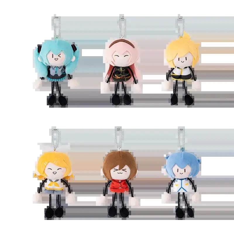 2026 Popular Vocaloid Anime & Manga Plush Toy - Moeyu Hatsune Miku, Kagamine Rin Len, Kaito, Meiko, Luka Ant Body Plushie Pendant for Cosplay, About 15cm Classic Novelty Toy Figure