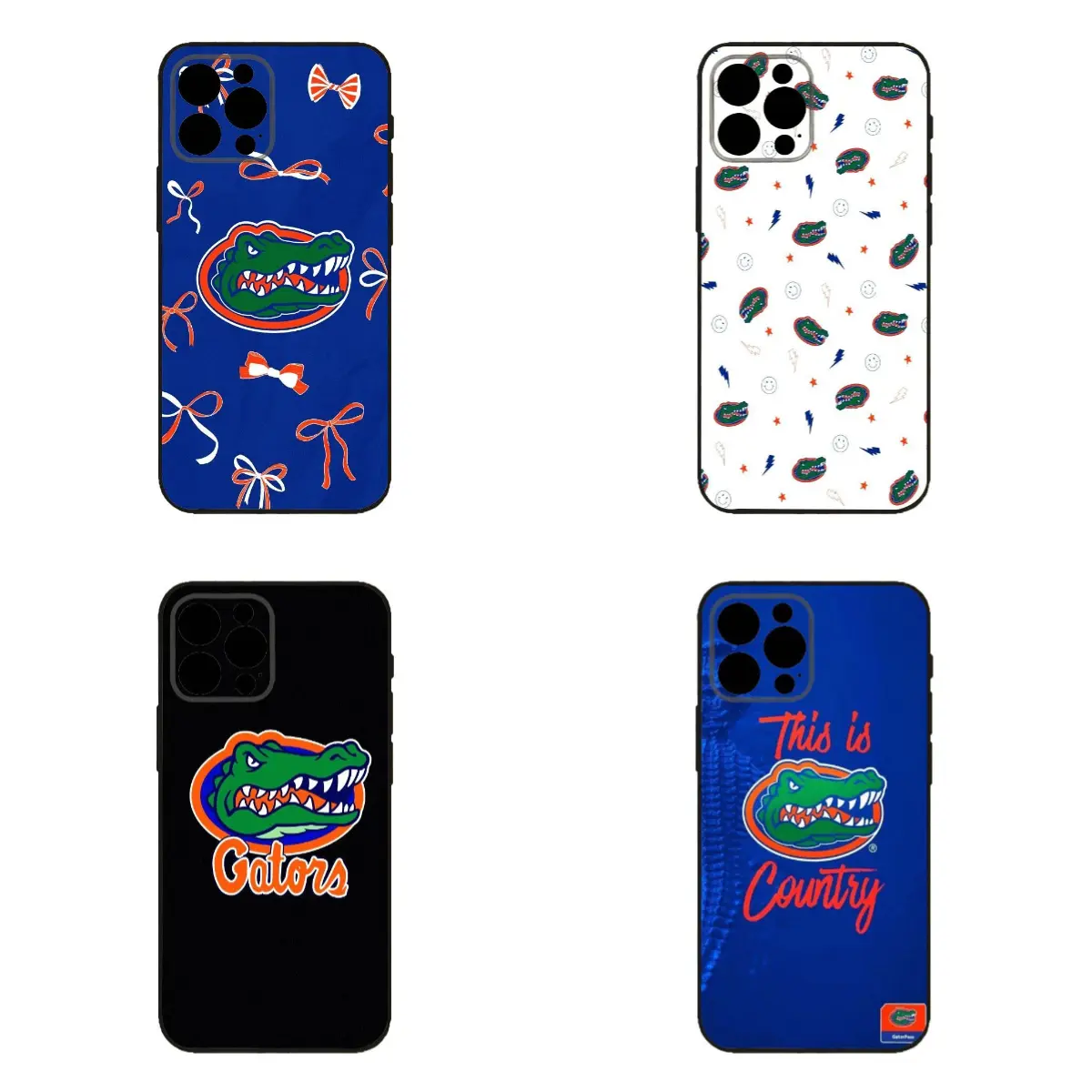 Florida Gators phone case, compatible with iPhone 12, 13, 14, 15, 16, 17, 18 and Samsung S22, S23, S24, S25, S26 — a great gift for friends.