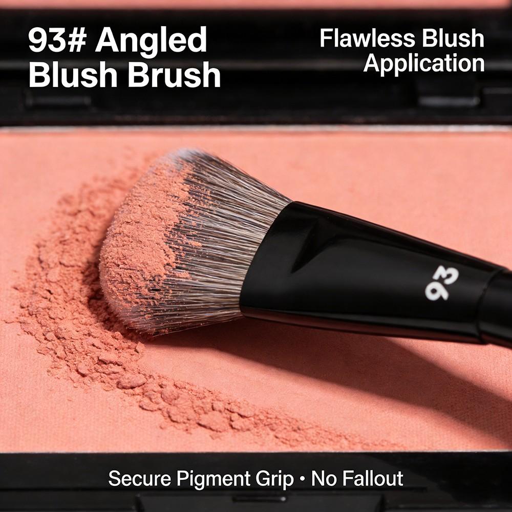 1PCS 93 # Angled Blush Brush Pro Cream Powder Liquid Blusher Makeup Brushes High Quality  Angled Blusher Silhouette Makeup Tool
