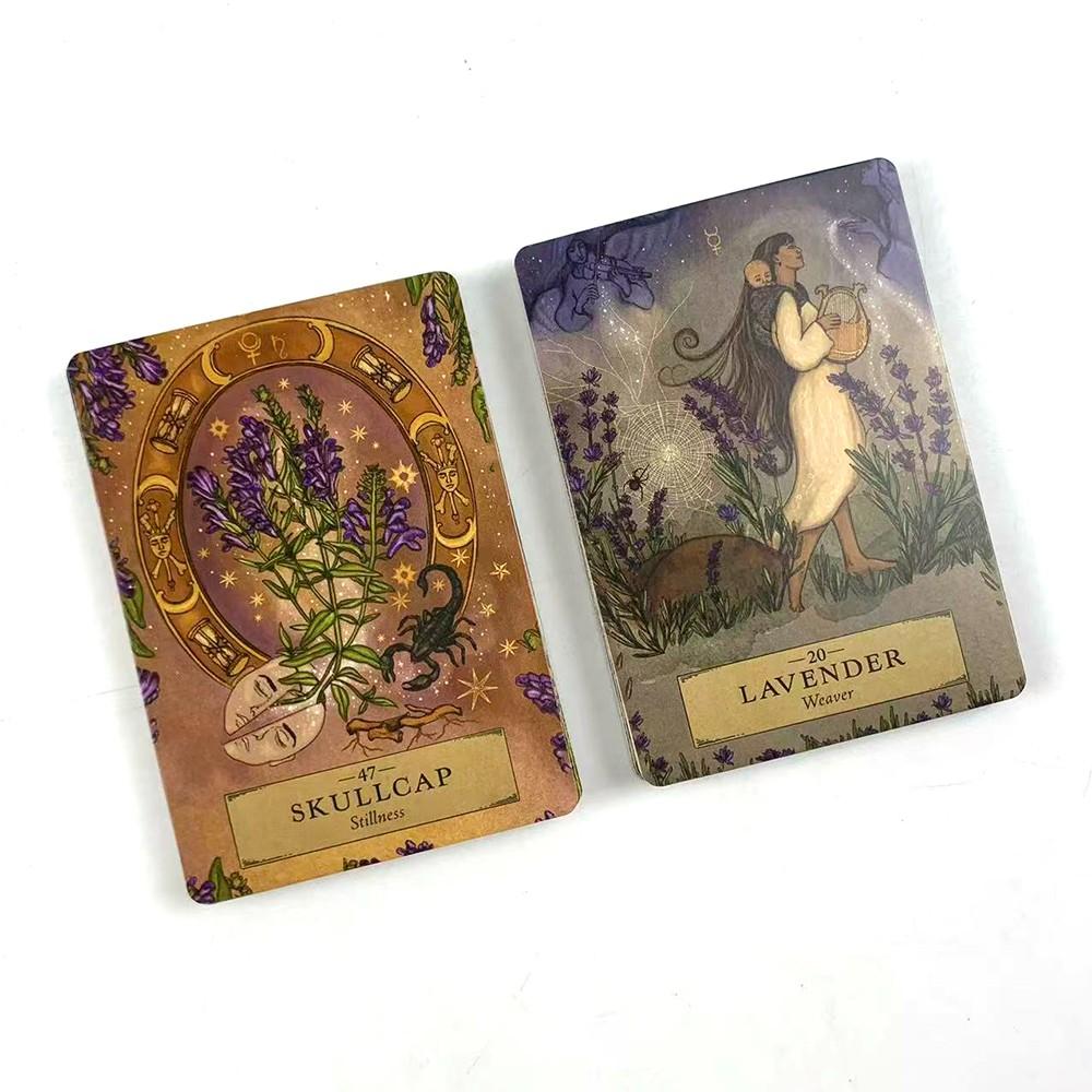 Herbal Astrology Tarot Cards, Magical Ritual Oracle Deck, Easter Halloween Party, Christmas Gift, Birthday Surprise, Friends Gathering Game