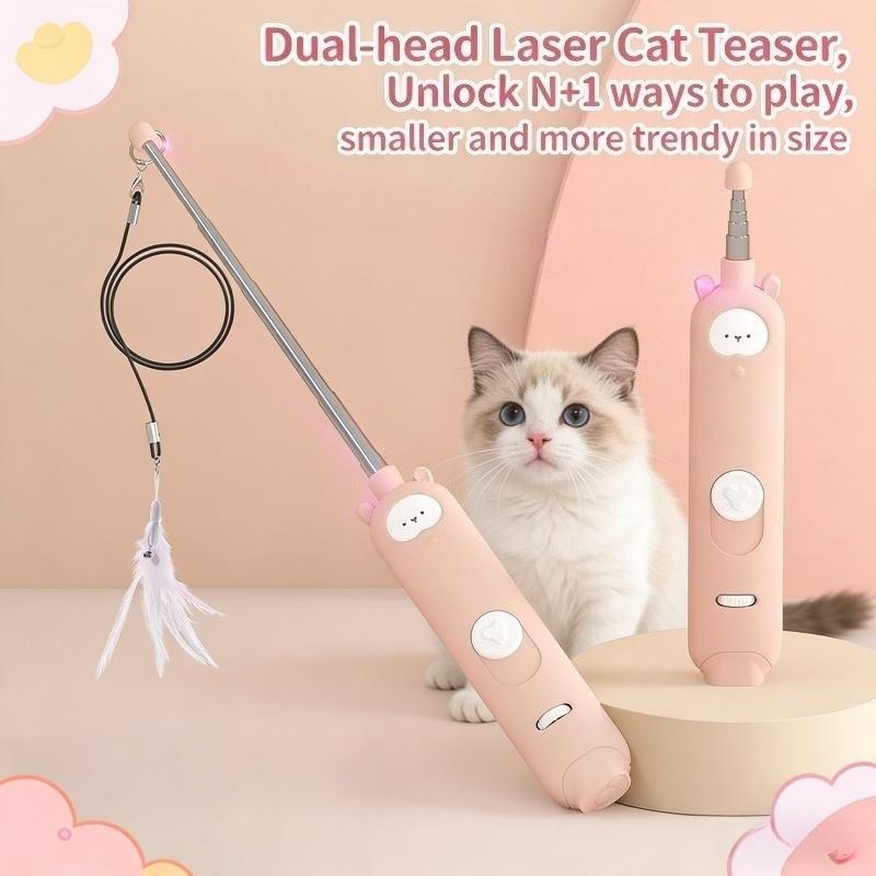 Interactive Laser Pointer Toy for Cats, Dot Cat Teaser Light, Fun & Engaging Pet Accessory, Ideal Gift for Kitten Playtime