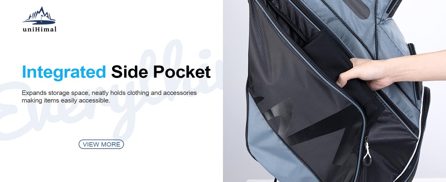 UNIHIMAL 14-Way Golf Cart Bag with Organizer Divider & Rain Cover