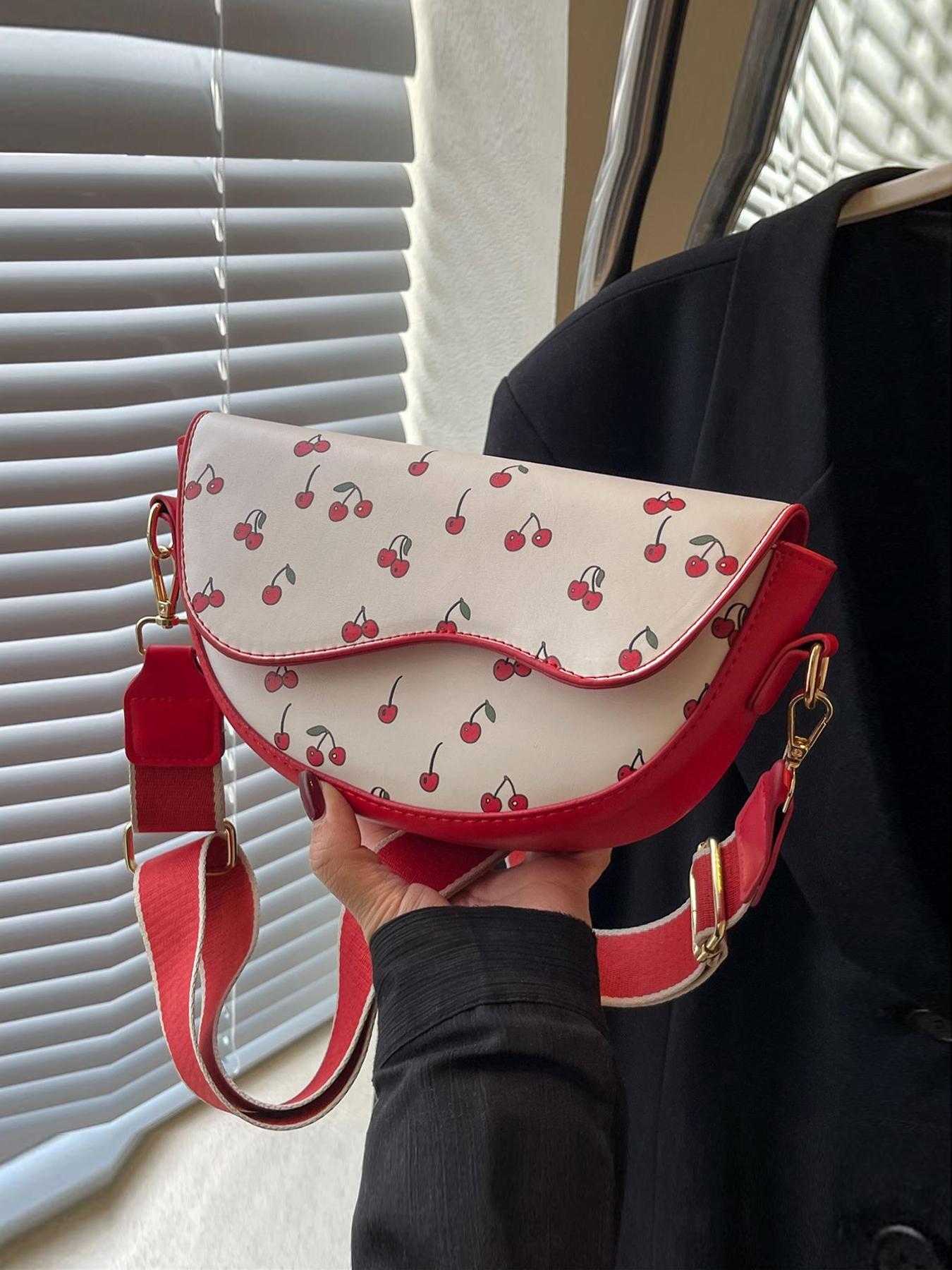 Women's Retro Solid Color Saddle Bag, Wide Shoulder Strap Messenger Bag, Fashionable Classic Popular Shoulder Bag, Suitable for Daily Outing