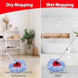 ONLY for 2-TANK SYSTEM) Spin Mop Replace Head Compatible with O-Cedar RinseClean 2 Tank, Mop Replacement Head Base, 3 Microfiber Head Refills+1 Brush(Hide inside)+1 Base Combo Set (Blue) ONLY for 2-TANK SYSTEM) Spin Mop Replace Head Compatible with O-Cedar RinseClean 2 Tank, Mop Replacement Head Base, 3 Microfiber Head Refills+1 Brush(Hide inside)+1 Base Combo Set (Blue)