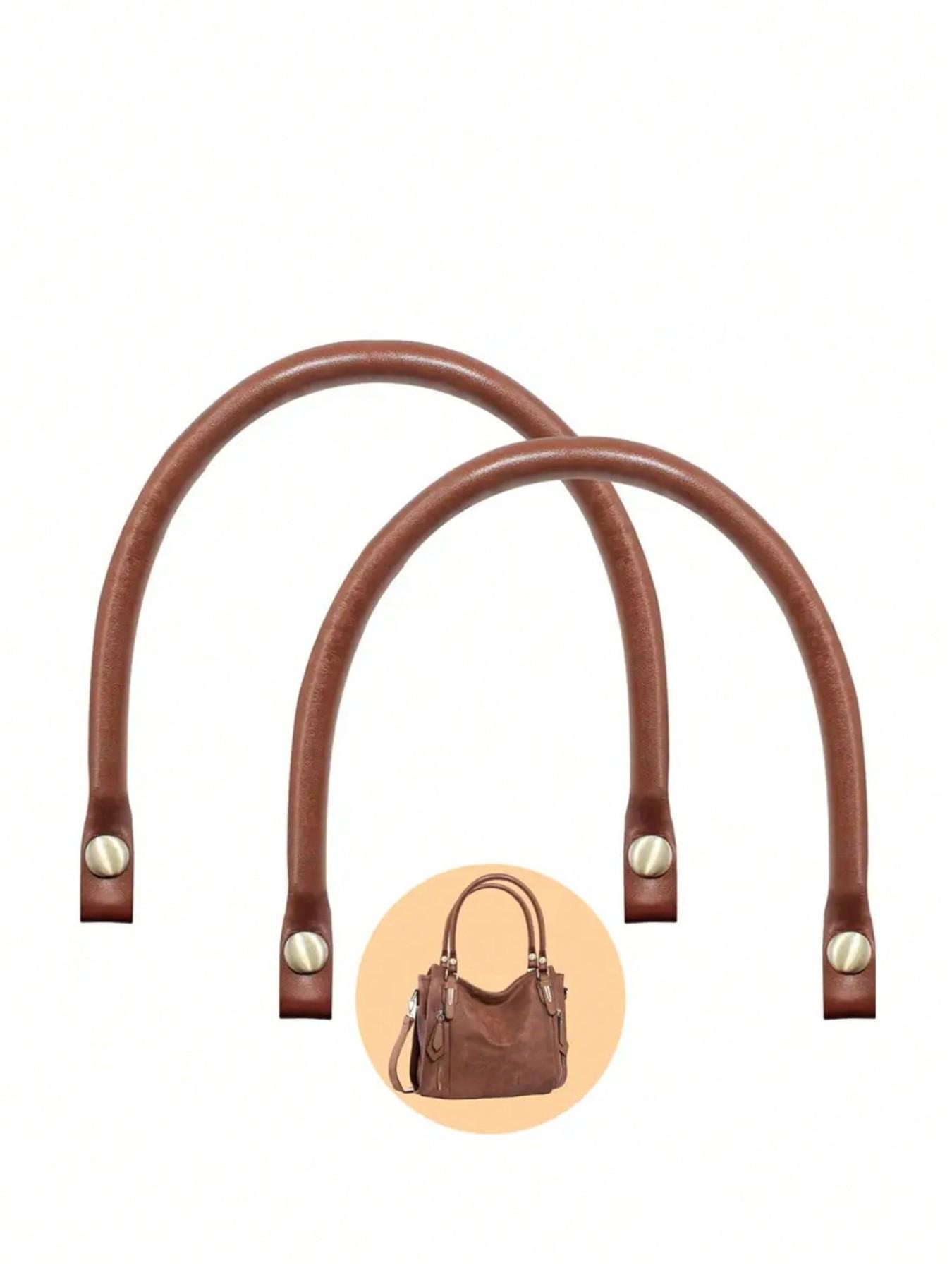 PU Handbag Shoulder Strap Replacement, Leather Handle, 40cm, Multifunctional, Easy Installation, Round Design, Perfect Gift for Craft Enthusiasts