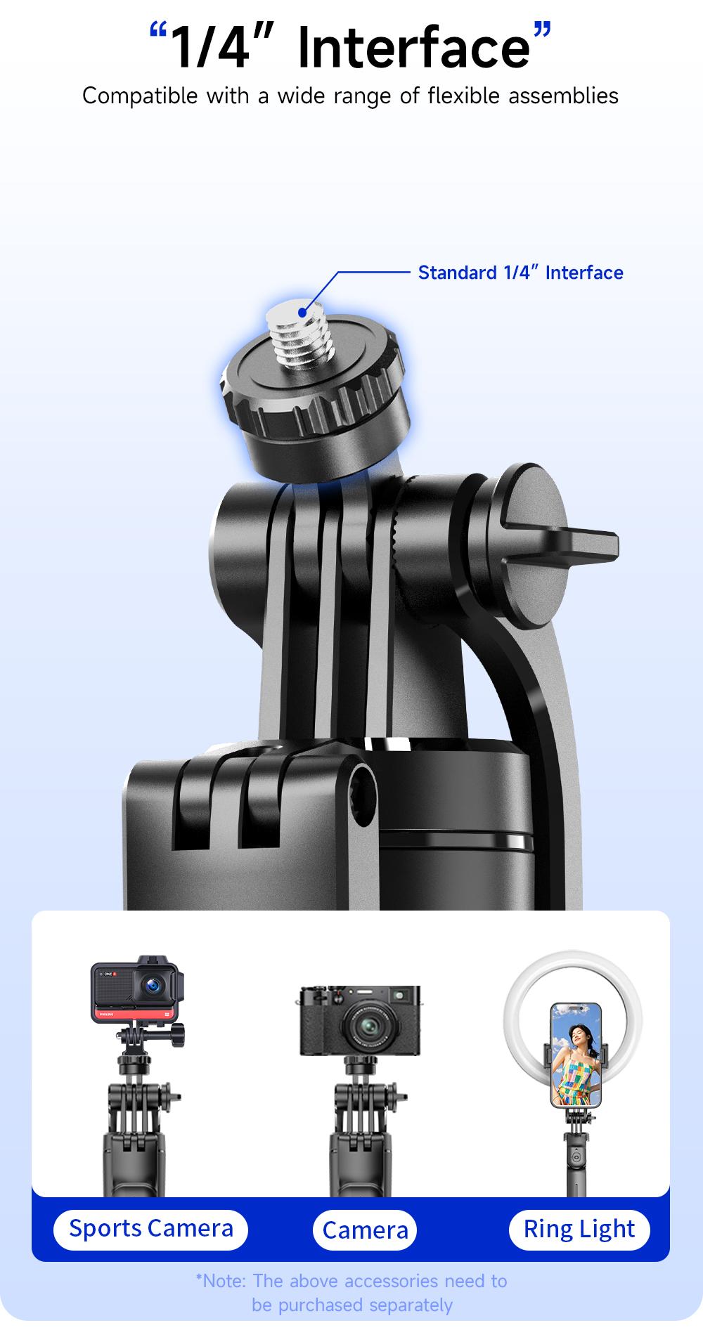 67" Phone Tripod for iPhone/Android & Selfie Stick with Remote, Upgraded Stand, Compatible with iPhone 16/15/14/13, Travel-Friendly & Stable