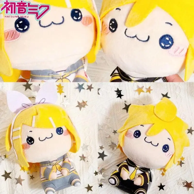 2026 Hot Original Furyu Vocaloid Kagamine Rin & Len 2pcs Mochipico Plush Dolls, Classic Novelty Toy for Collection & Gifting