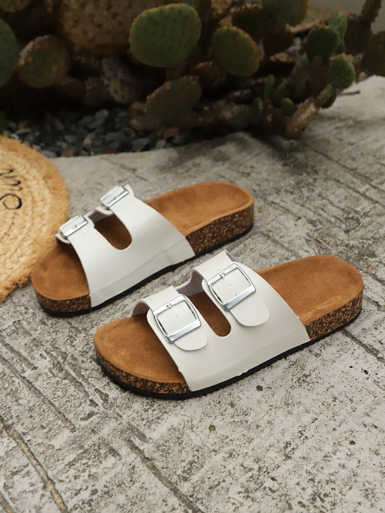 Natural Cork Shoe Insoles, Arch Support, Adjustable Velcro, Comfortable for Long Walks, Fits Different Foot Widths, Non-Irritating