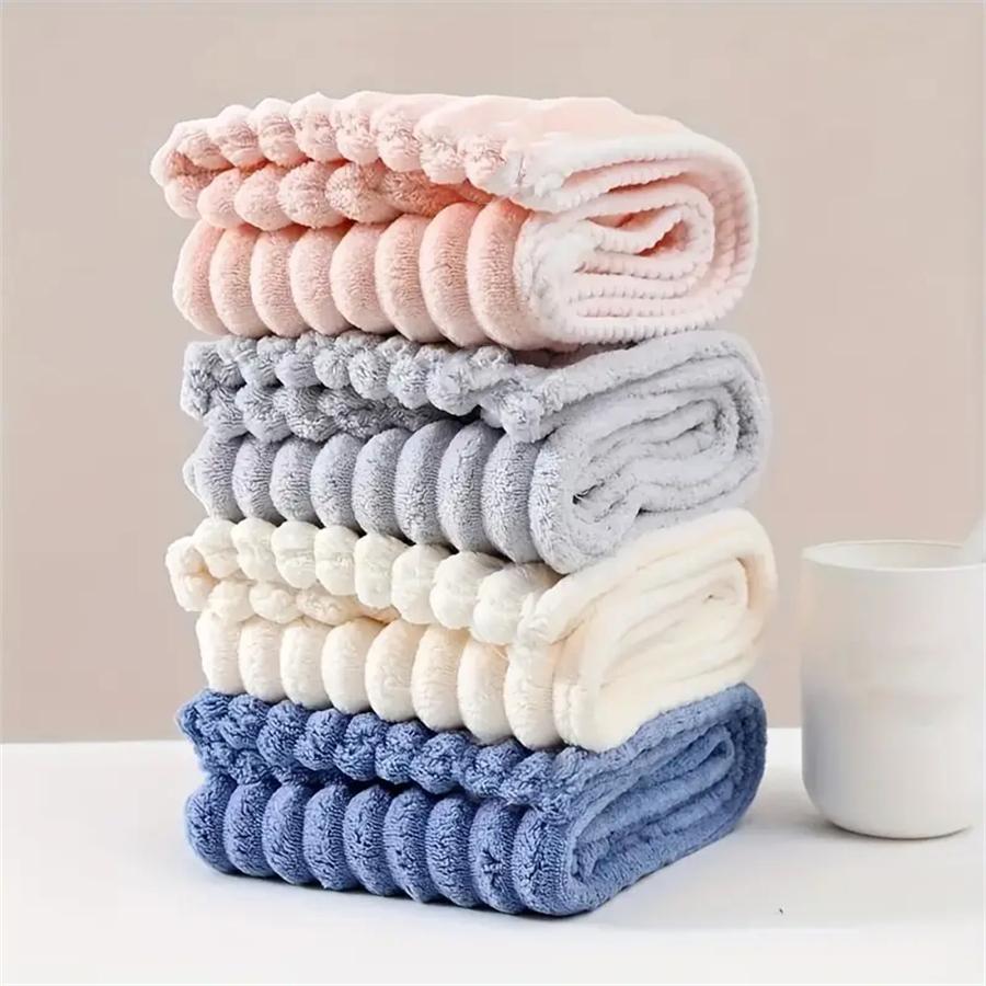3 Pcs Premium Quick-Drying Microfiber Hair Towel Wrap, Super Absorbent, Soft & Comfortable, Ideal for Frizzy Hair, Lightweight Bathroom & Home Essential