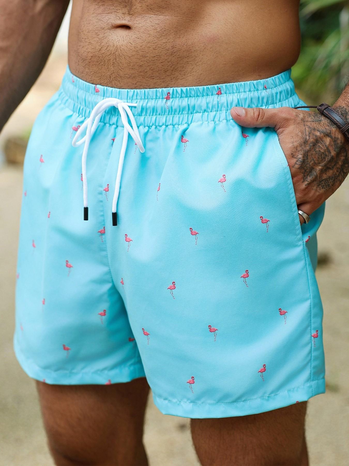 Men's Firebird Print Casual Shorts, Adjustable Waistband, Quick-Dry Breathable Fabric, Perfect Gift for Boyfriend or Brother