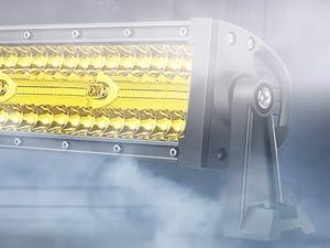 Nilight Amber Led Light Bar 22Inch 480W Triple Row Flood Spot Combo Waterproof Off Road Driving Lighting with Off-Road Wiring Harness for Boat Trucks Pickup SUV ATV UTV  Car Accessories Vehicle  dealsforyoudays