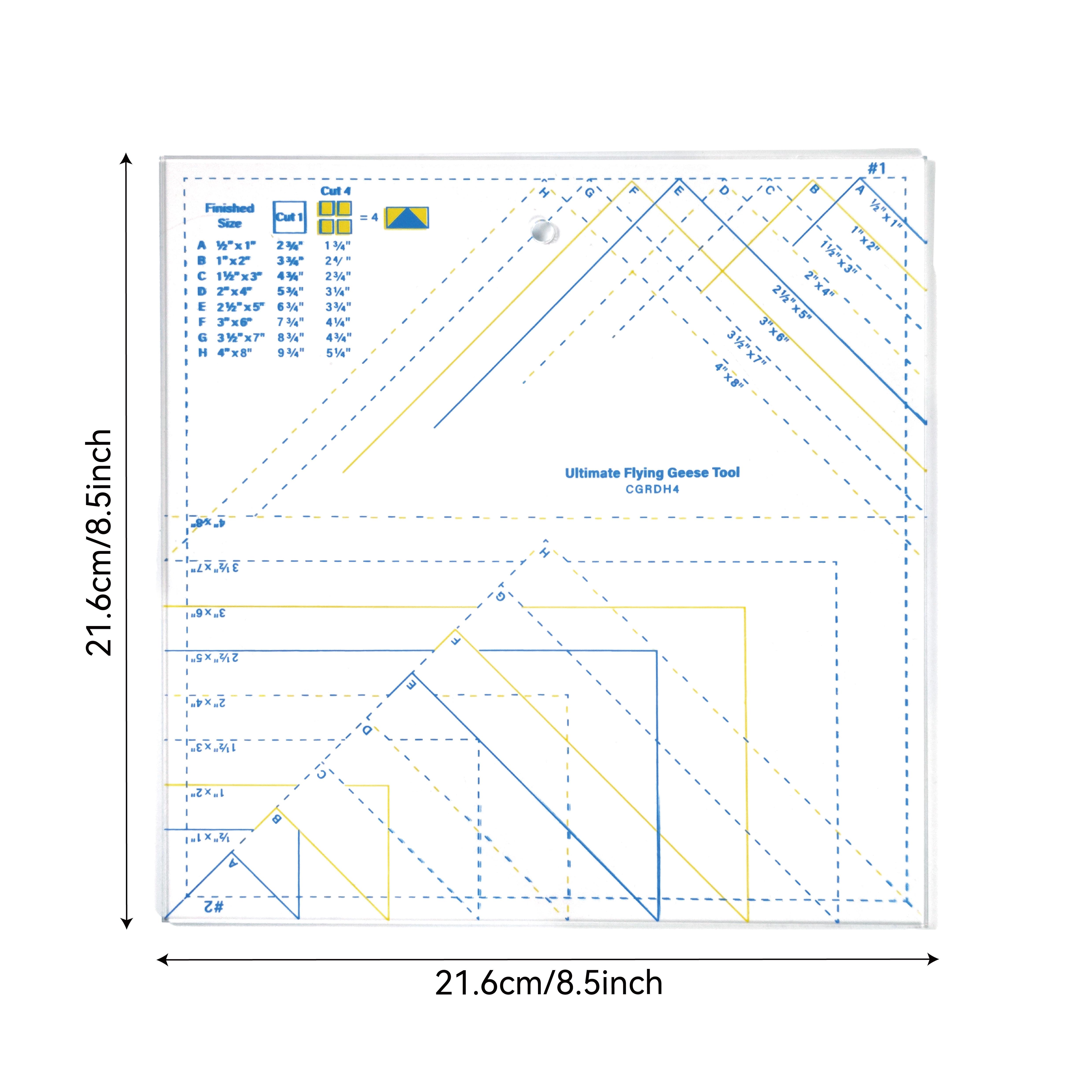 Ultimate Quilt Patchwork Tool Set, Multi-Use Instructions Included, Easy DIY Quilting Modules, Perfect for Sewing Enthusiasts