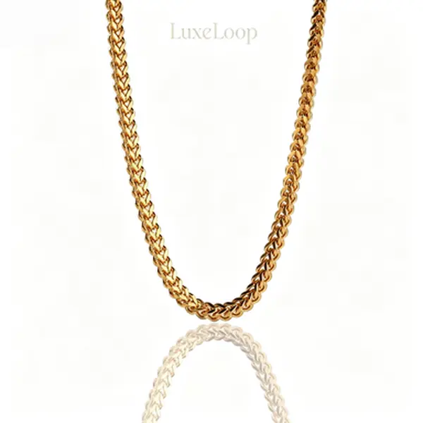 LuxeLoop Miami Cuban Link Chain, Classic Dainty Plain Chain Necklaces for Men Women, Trendy Streetwear Hip Hop Everyday Layering Accessories, Fashion Minimalist Statement Neck Jewelry, Ideal Holiday Birthday Gift for Lovers