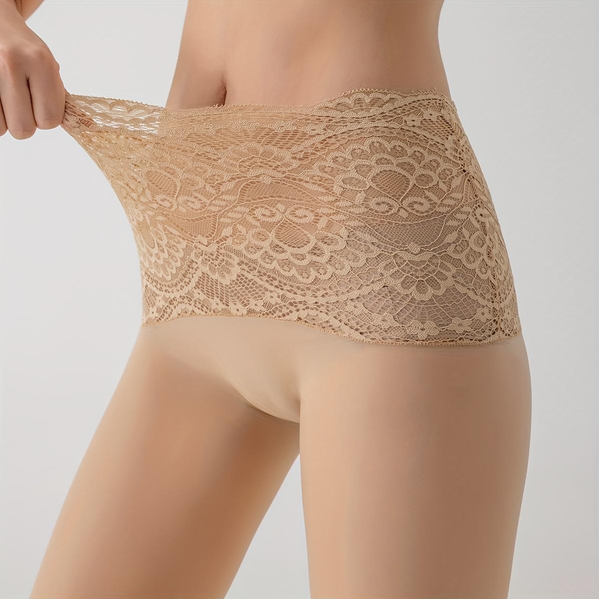 Women's Seamless Lace Pantyhose High Elastic Tear-resistant Thin Stockings