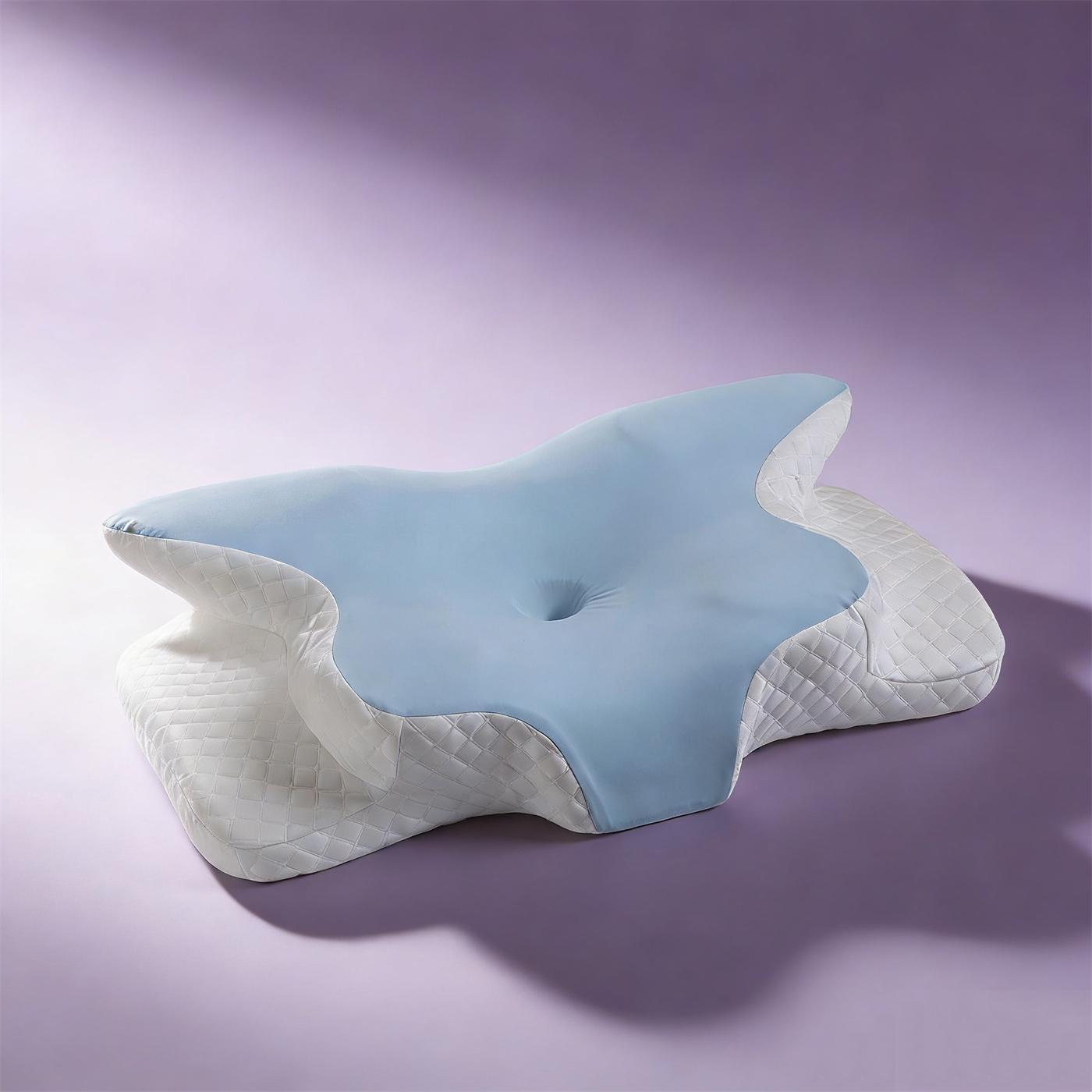 1PC Butterfly Cervical Pillow, Cooling & Breathable Medical Memory Pillow, Ergonomic Neck Curve Correction, Effectively Relieve Cervical Discomfort and Stiff Neck & Shoulder