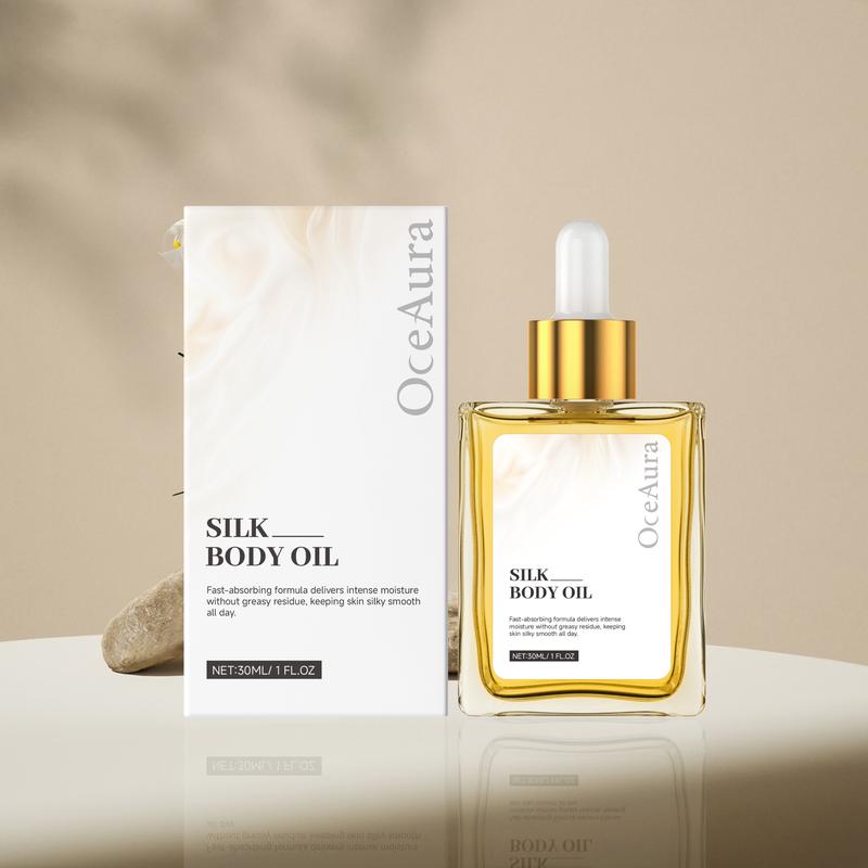 Oceaura Silk Soft Body Oil 30ML, Deep Moisturizing & Long-Lasting Hydration, Non-Greasy Formula, Nourishing Skin Care Essential Oceaura Silk Soft Body Oil 30ML, Deep Moisturizing & Long-Lasting Hydration, Non-Greasy Formula, Nourishing Skin Care Essential