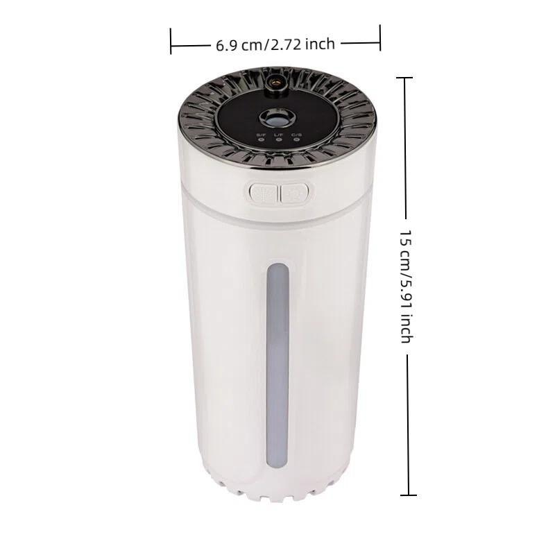 Starlight Car Humidifier Aromatherapy Machine, Car Air Purification Humidifier Freshener Deodorizer, Silent Starlight Atmosphere Lamp, USB Powered Humidifier