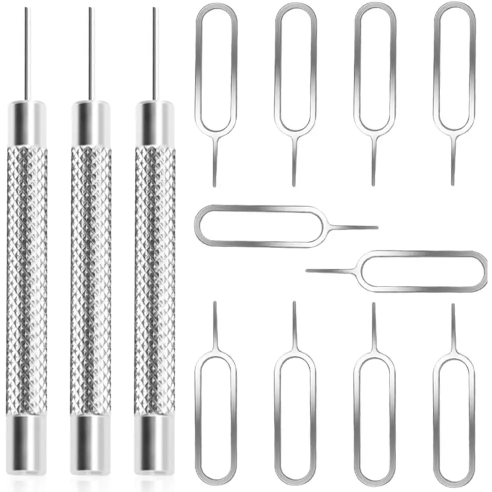 13 count SIM Card Removal Openning Tool, SIM Card Ejector  Pin, Tray Eject Pins  Opener,  Sim Ejector Tool, Watchchain Link Remover