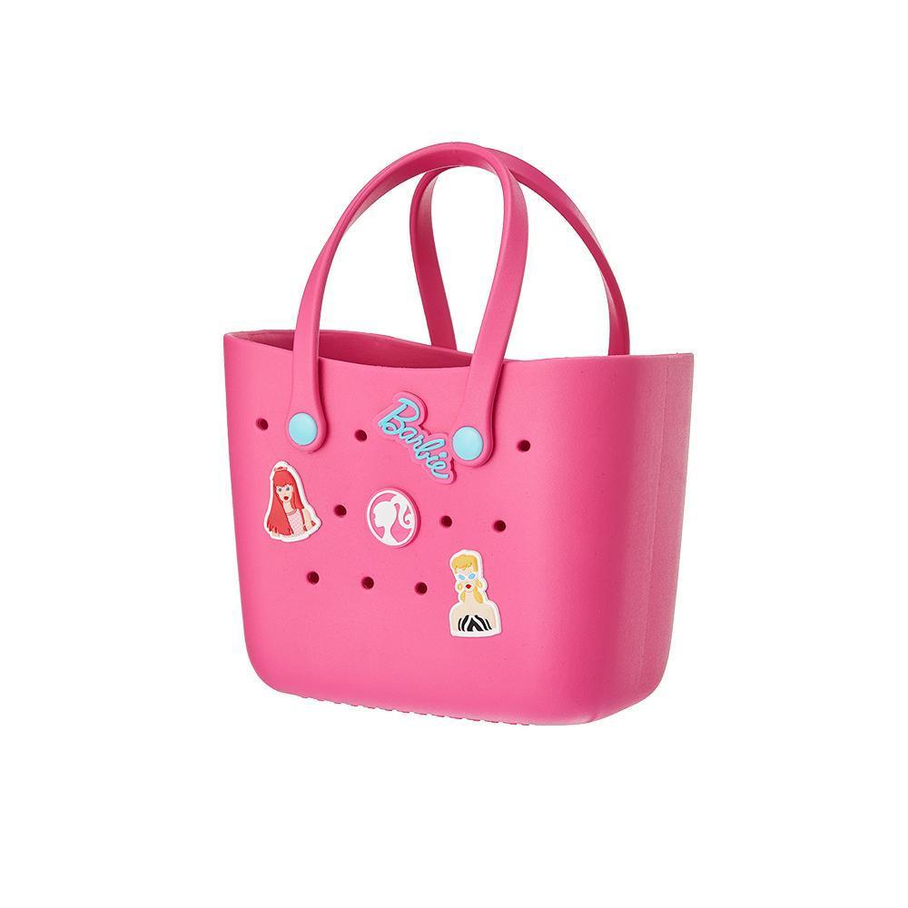 Barbie Daylight Shiny Series 3 Color - Cute Design Durable Lunch Bags For Girls Suitable Size Pink Pale Pink Blue Bento Bags With Repairable Handle, Surprise Halloween Gift for Girls and Daughters, Halloween Basket