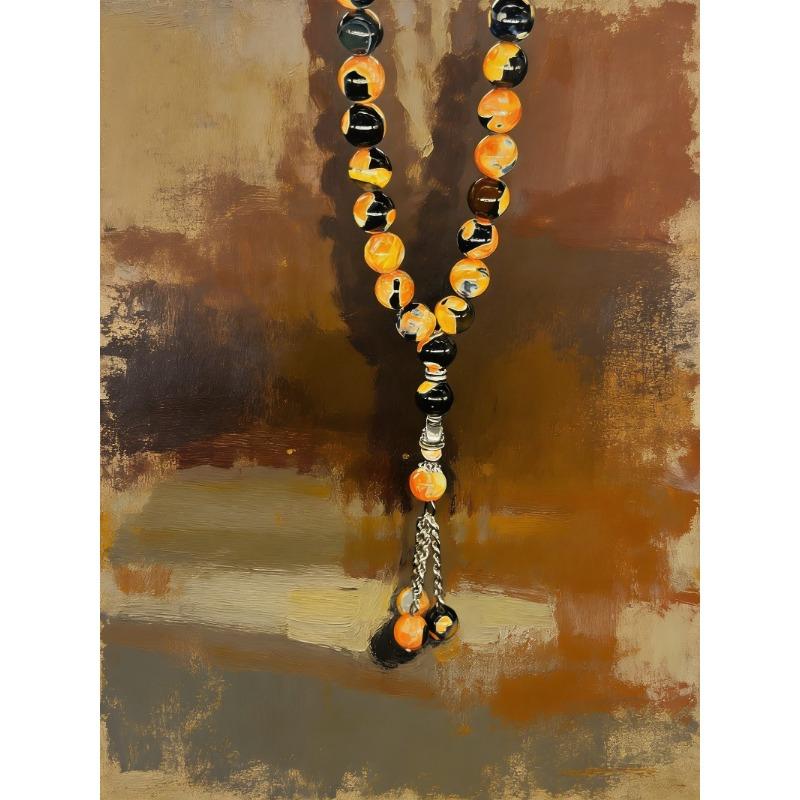 Natural Original Agate Prayer Beads, No Treatment Mala, Meditation Zen Bracelet