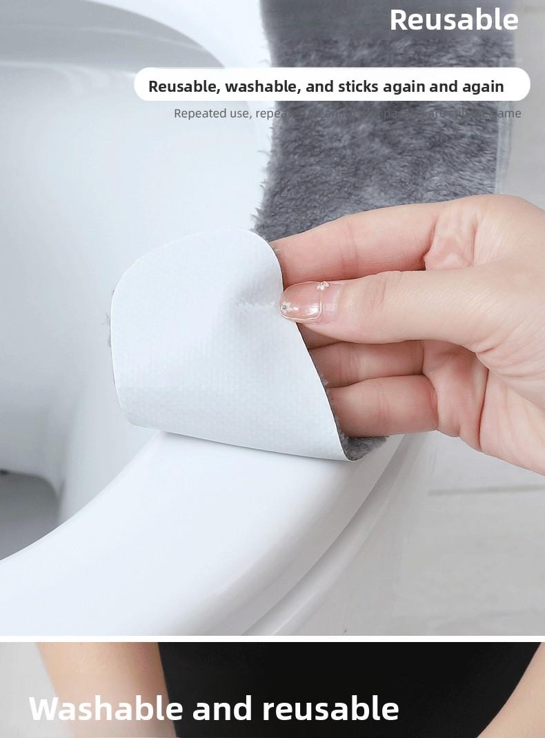 Waterproof Cartoon Toilet Seat Sticker – Universal Self-Adhesive & Cuttable Soft Cushion Pad 2PCS