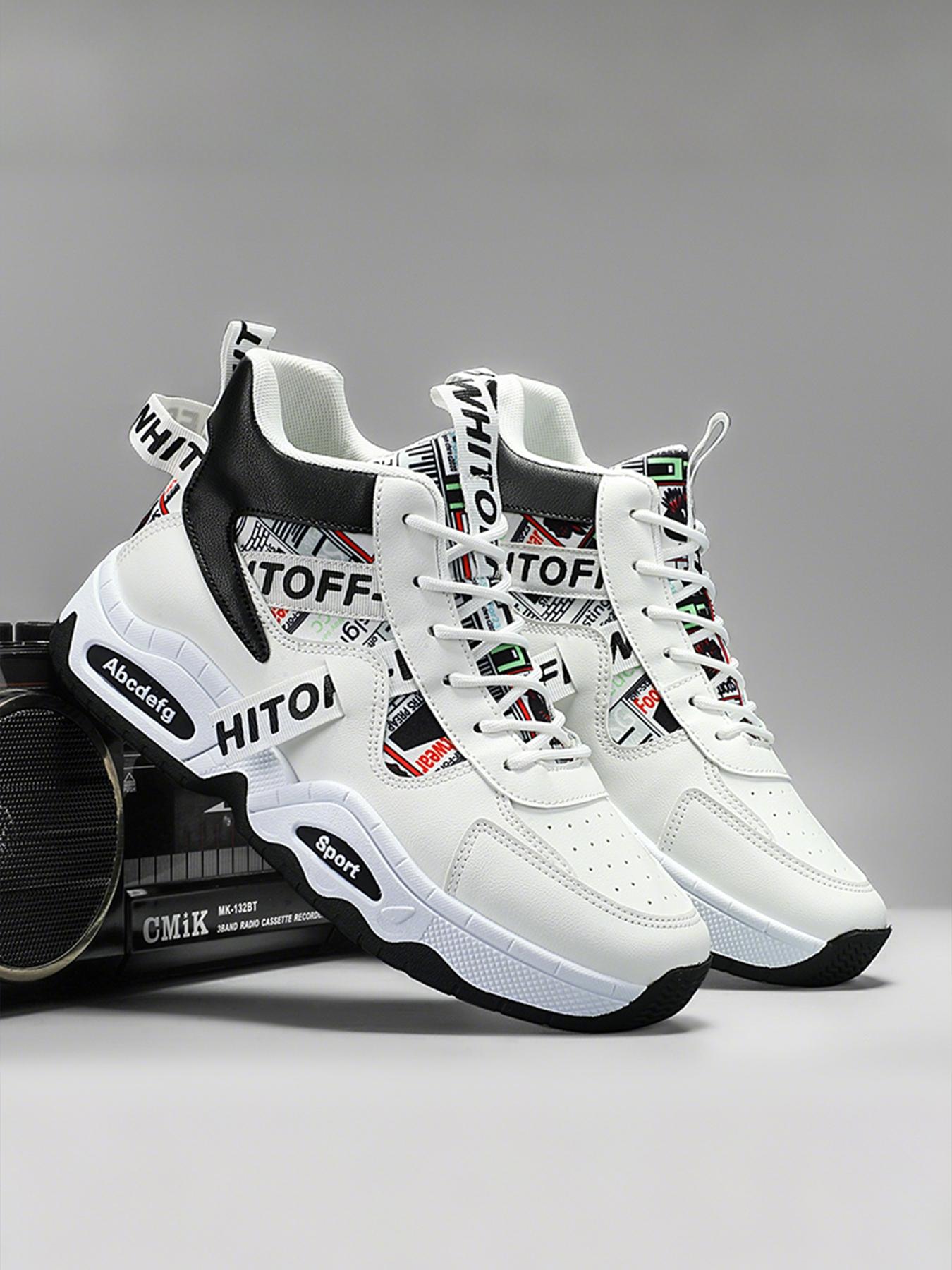 Men's Elevated High-Top Sneakers| Breathable Casual Shoes| Modern Platform Design| Sports Shoes