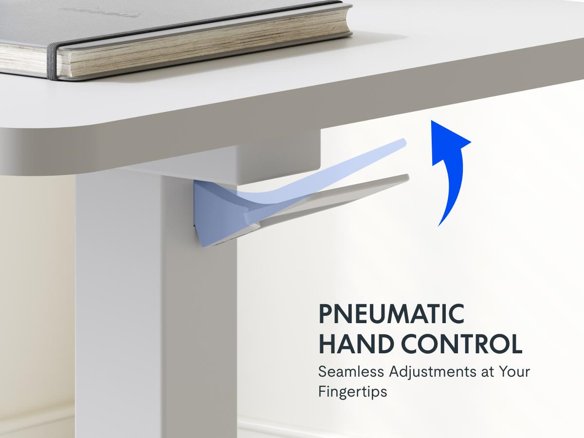 【TikTokShopBlackFriday】FLEXISPOT Mobile Adjustable Overbed Table, Bedside Standing Desk with Wheels, Rolling Laptop & Computer Cart, Portable Workstation for Home, Office, Bedroom, Hospital, Dorm, with Tiltable & Foldable Options