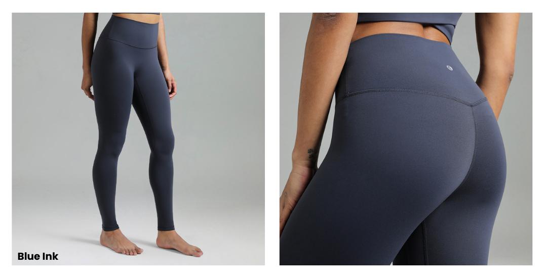 Colorfulkoala Dreamlux No Front Seam Leggings for Women 25"/28" Inseam High Waisted Seamless Buttery Soft Yoga Pants