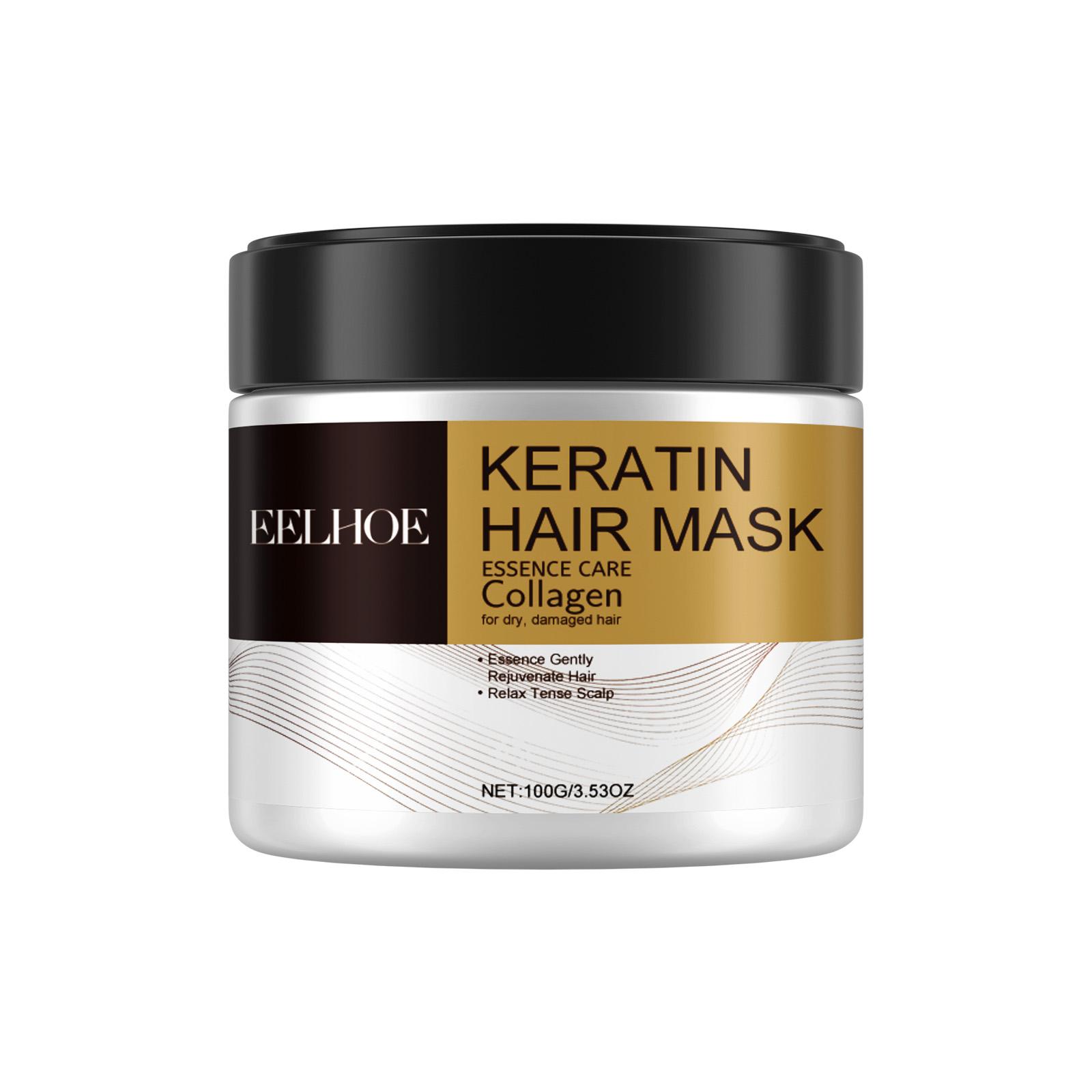 Eelhoe Repair Moisturizing Hair Mask, Deep Nourishing Strengthening, Smooth Frizz Split Ends, Home Salon Grade Care, Damaged Hair Treatment