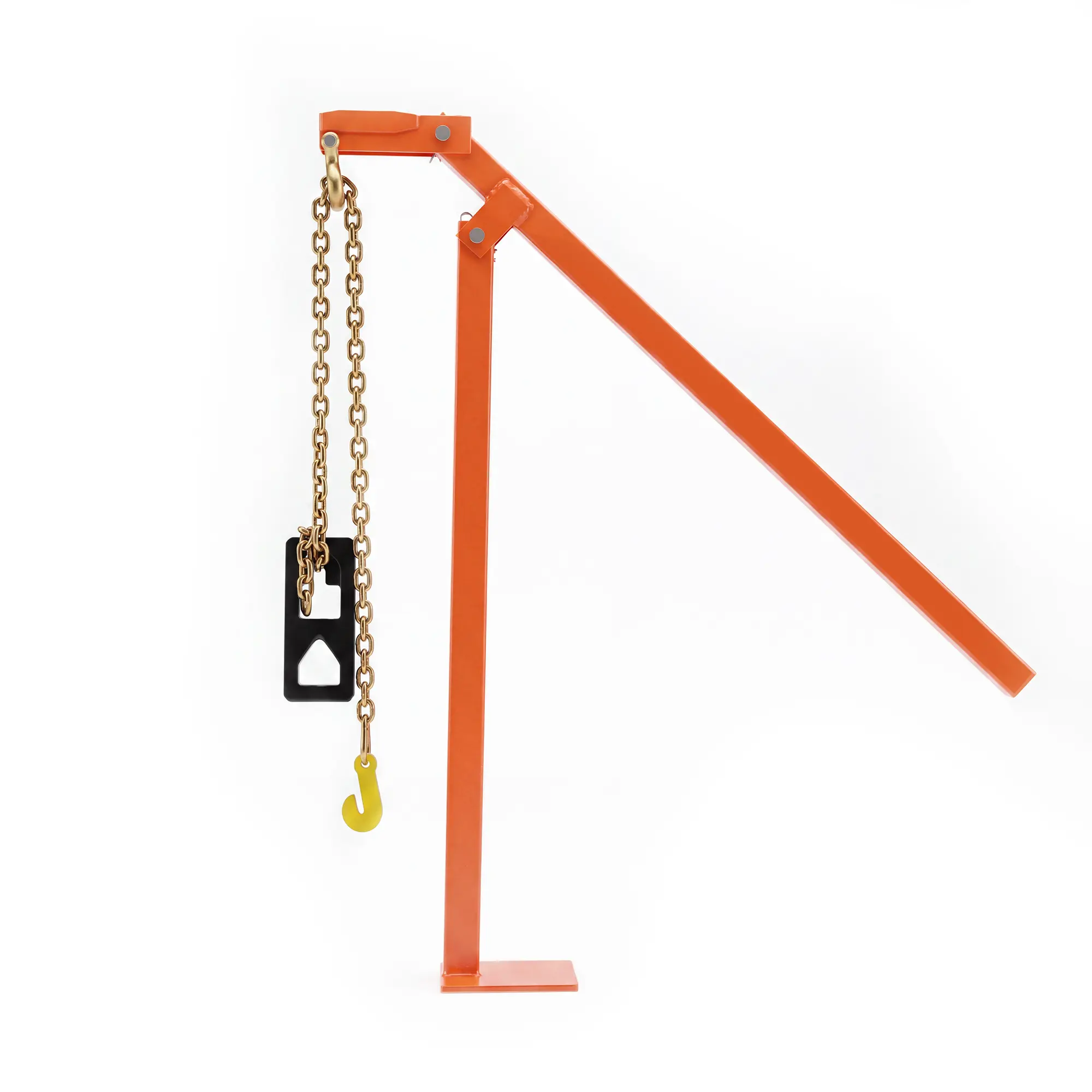 660lb Heavy-Duty Steel T Post Puller, 36in with Chain, Puller Plate & Wide Base, Easy-Pull Fence Posts Remover for Farm & Garden