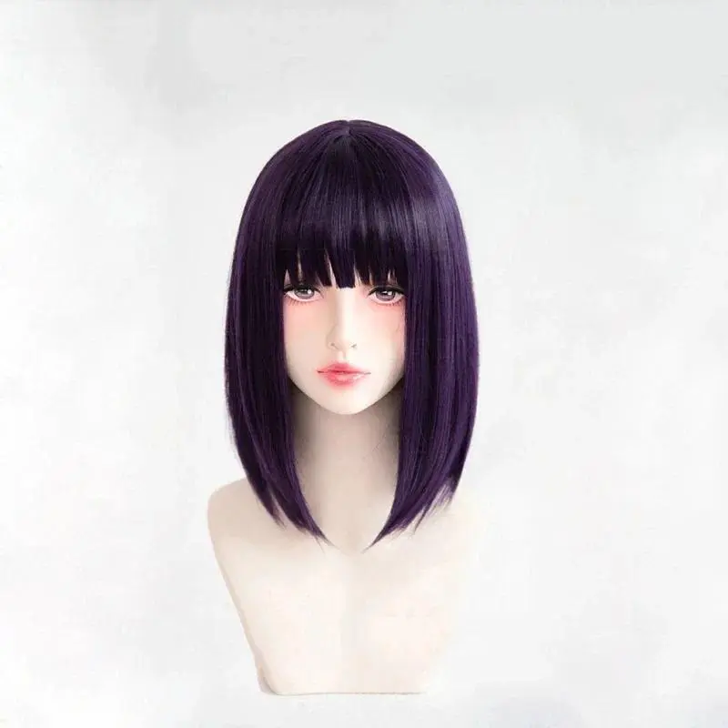 Anime Darling Marin Kitagawa Kuroe Shizuku Cosplay Wig Purple Short Heat Resistant Synthetic Hair Wigs