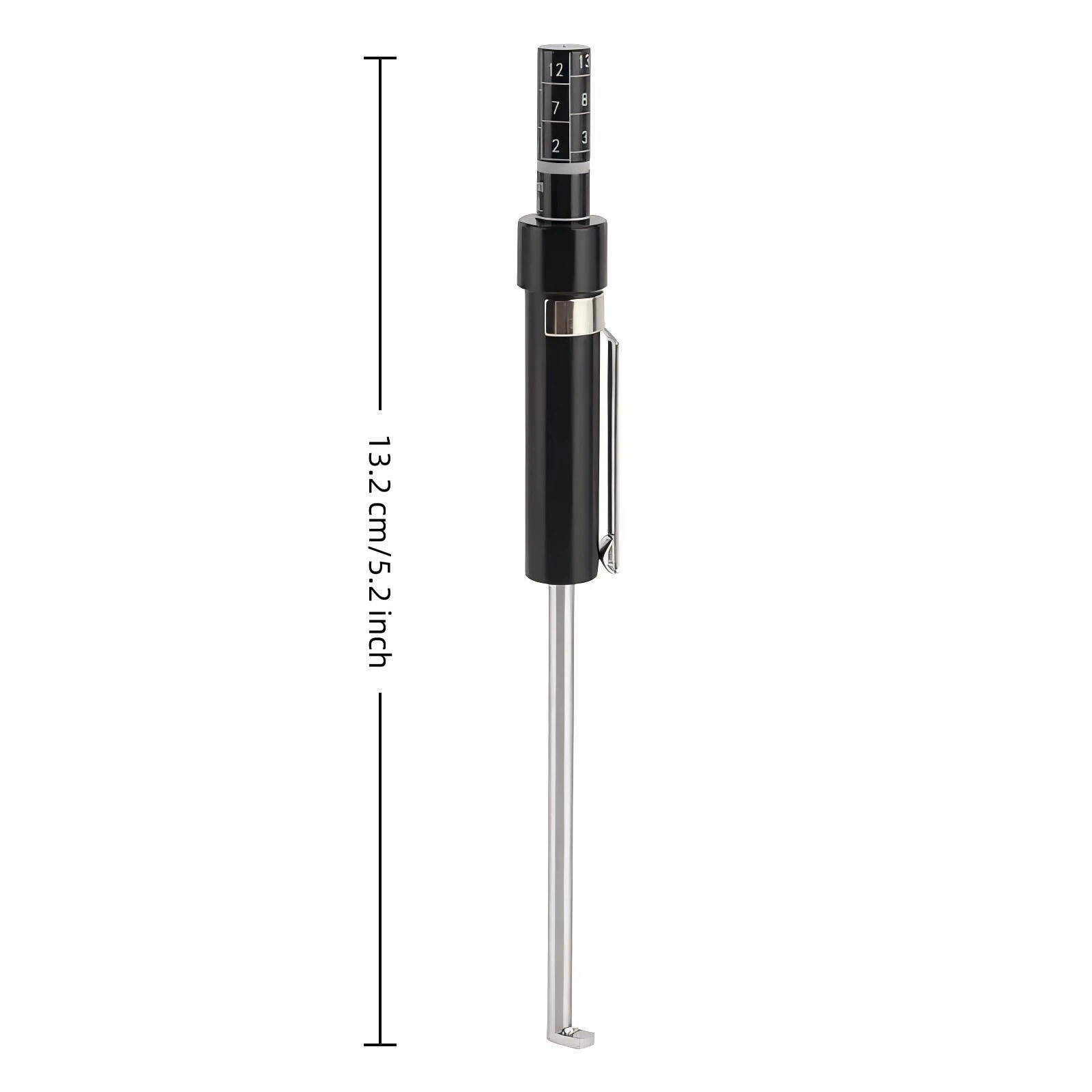 Car Brake Pad Thickness Measurement Tool, Includes Brake Shoe Scale, Base Plate Tester, Brake Pad Inspection Pen, Scale