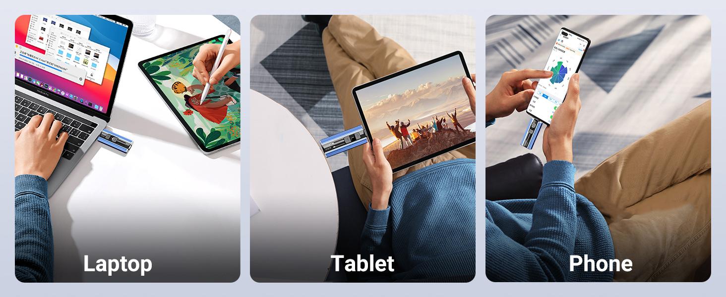 EATOP USB Flash Drive Intended for iPhone iPad, Memory Stick Storage for Photos and Videos Backup, Compatible with iPhone iPad Android PC, Plug and Play, No Application Required EATOP USB Flash Drive Intended for iPhone iPad, Memory Stick Storage for Photos and Videos Backup, Compatible with iPhone iPad Android PC, Plug and Play, No Application Required