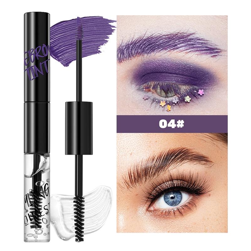 Long-Lasting Waterproof Sweatproof Mascara, Natural Volumizing Effect, Dual-Ended Balm Formula, Single Item Packaging
